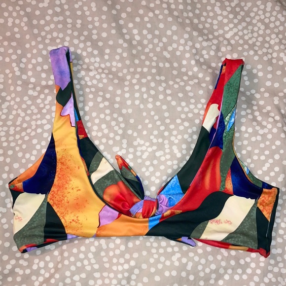 🌈 Rainbow Mosaic Bikini top - Picture 3 of 3